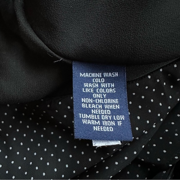 NWT Chaps polka dot ruffle dress skirt Small - Picture 5 of 7